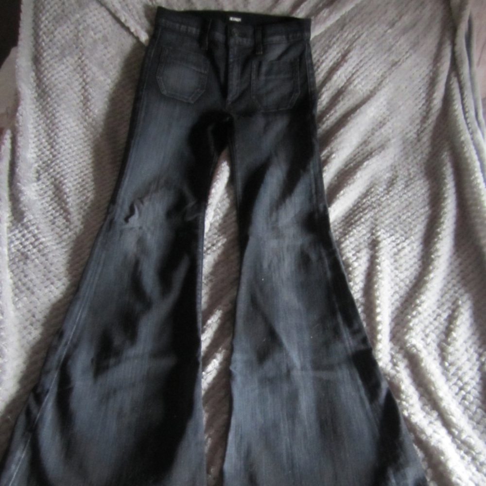 HUDSON Jeans High Waist Taylor Flare Dark Jeans